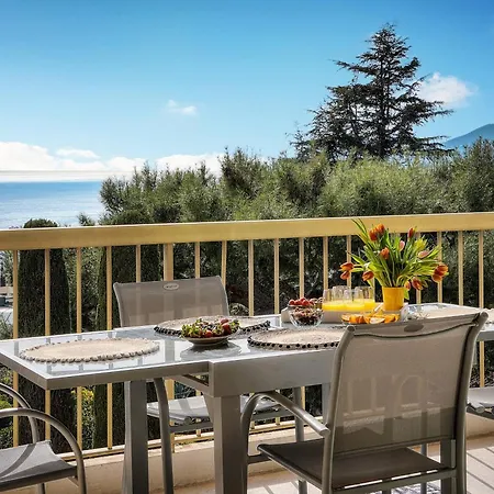 Lägenhet Serenity By The Sea 180 Degrees Sea View And Pool