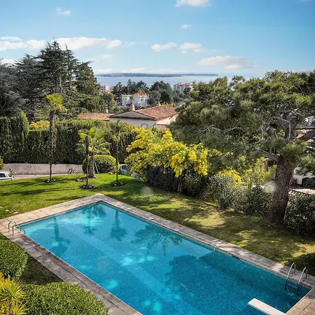 Lägenhet Serenity By The Sea 180 Degrees Sea View And Pool Cannes
